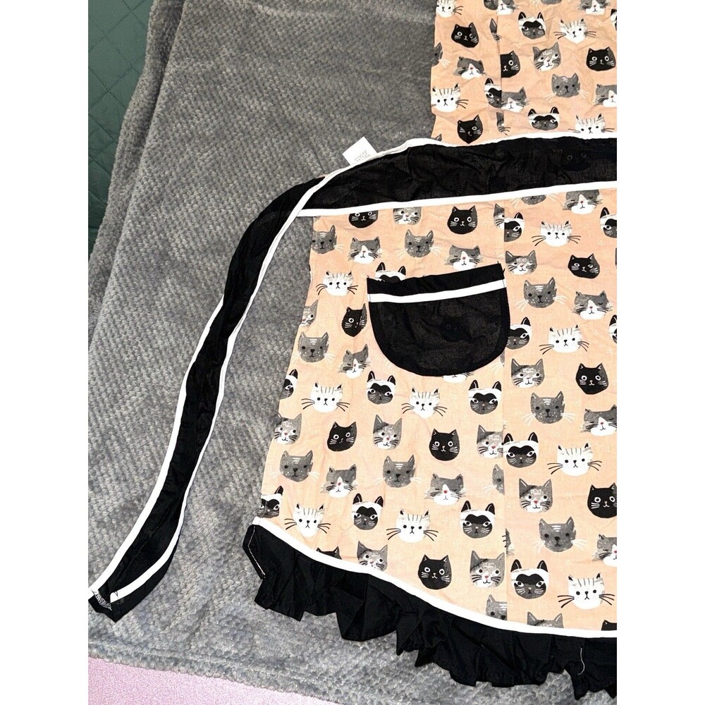 NWT Now Designs Betty Cats Meow Bib Apron - Picture 10 of 16